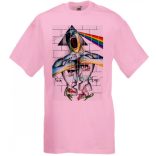 Retro zene rajongó Pink Floyd mix fantasy férfi rövid ujjú póló