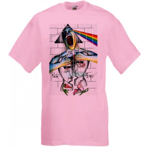 Retro zene rajongó Pink Floyd mix fantasy férfi rövid ujjú póló
