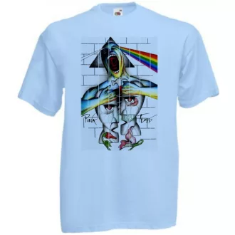   Retro zene rajongó Pink Floyd mix fantasy férfi rövid ujjú póló