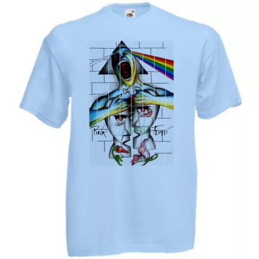 Retro zene rajongó Pink Floyd mix fantasy férfi rövid ujjú póló