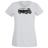 Autó fan BMW X3 minima női rövid ujjú póló