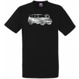 Autó fan BMW X3 minima férfi rövid ujjú póló