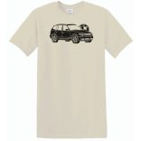 Autó fan BMW X3 minima férfi rövid ujjú póló