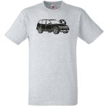 Autó fan BMW X3 minima férfi rövid ujjú póló