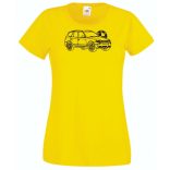 Autó fan BMW X3 rajz női rövid ujjú póló