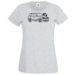 Autó fan BMW X3 rajz női rövid ujjú póló