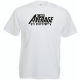 Humor - Átlagos vagyok a végtelenségig férfi rövid ujjú póló