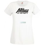 Humor - Átlagos vagyok a végtelenségig női rövid ujjú póló