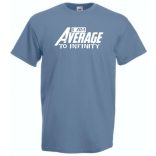 Humor - Átlagos vagyok a végtelenségig férfi rövid ujjú póló