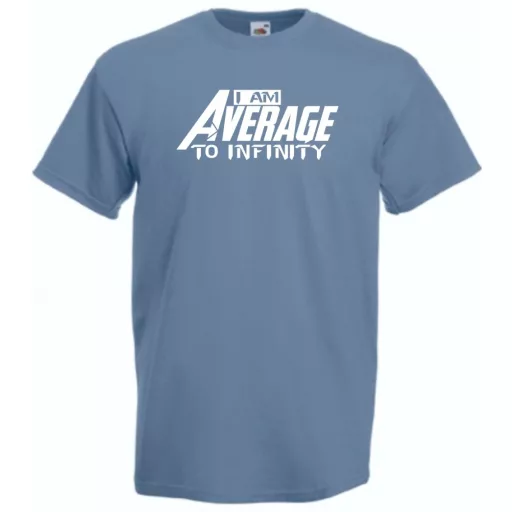 Humor - Átlagos vagyok a végtelenségig férfi rövid ujjú póló