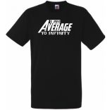 Humor - Átlagos vagyok a végtelenségig férfi rövid ujjú póló