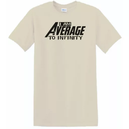 Humor - Átlagos vagyok a végtelenségig férfi rövid ujjú póló