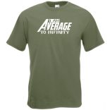 Humor - Átlagos vagyok a végtelenségig férfi rövid ujjú póló