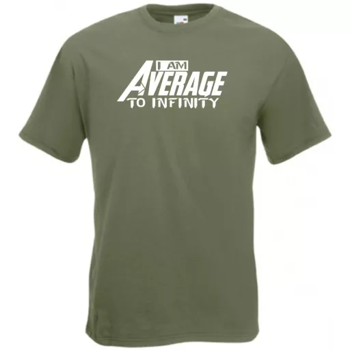 Humor - Átlagos vagyok a végtelenségig férfi rövid ujjú póló