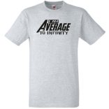 Humor - Átlagos vagyok a végtelenségig férfi rövid ujjú póló