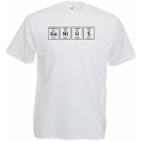 Humor - Periodic Table - Genius - Agymenők stílus férfi rövid ujjú póló