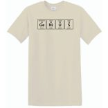 Humor - Periodic Table - Genius - Agymenők stílus férfi rövid ujjú póló