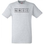 Humor - Periodic Table - Genius - Agymenők stílus férfi rövid ujjú póló