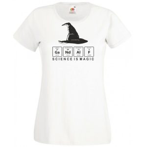 Funny Periodic Table Gandalf - Potter stílus női rövid ujjú póló