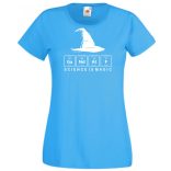 Funny Periodic Table Gandalf - Potter stílus női rövid ujjú póló