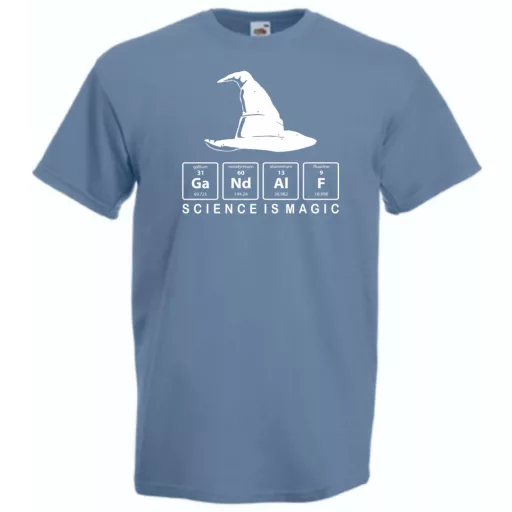 Funny Periodic Table Gandalf - Potter stílus férfi rövid ujjú póló