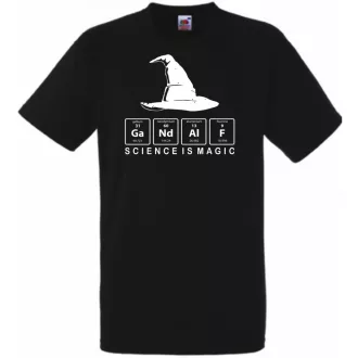   Funny Periodic Table Gandalf - Potter stílus férfi rövid ujjú póló