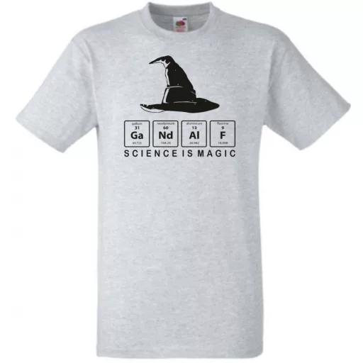 Funny Periodic Table Gandalf - Potter stílus férfi rövid ujjú póló
