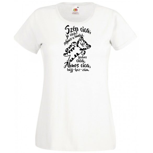 Szép cica jó cica - Agymenők stílus női rövid ujjú póló
