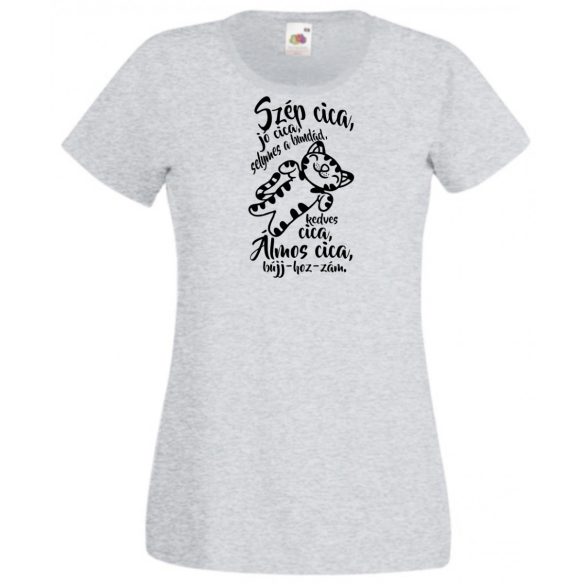 Szép cica jó cica - Agymenők stílus női rövid ujjú póló
