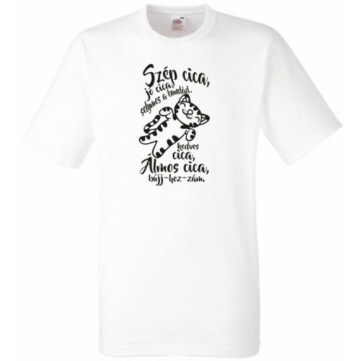 Szép cica jó cica - Agymenők stílus férfi rövid ujjú póló