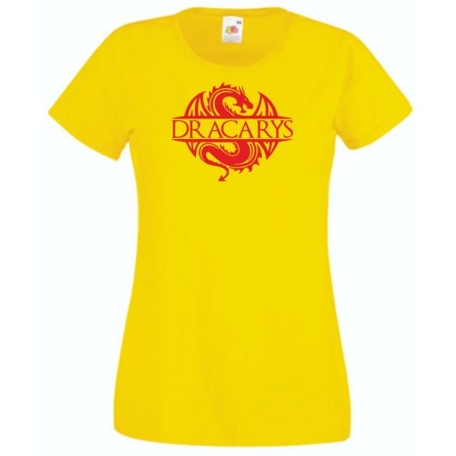 GOT - Trónok harca stílus - Dracarys II. női rövid ujjú póló