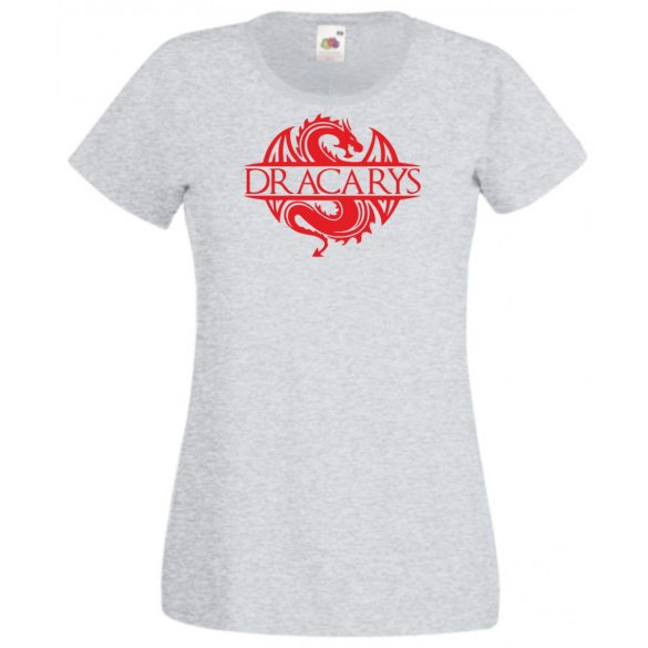 GOT - Trónok harca stílus - Dracarys II. női rövid ujjú póló