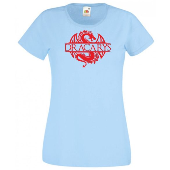 GOT - Trónok harca stílus - Dracarys II. női rövid ujjú póló