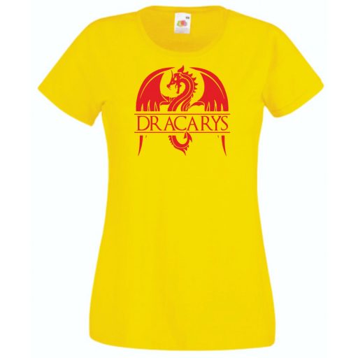GOT - Trónok harca stílus - Dracarys III. női rövid ujjú póló