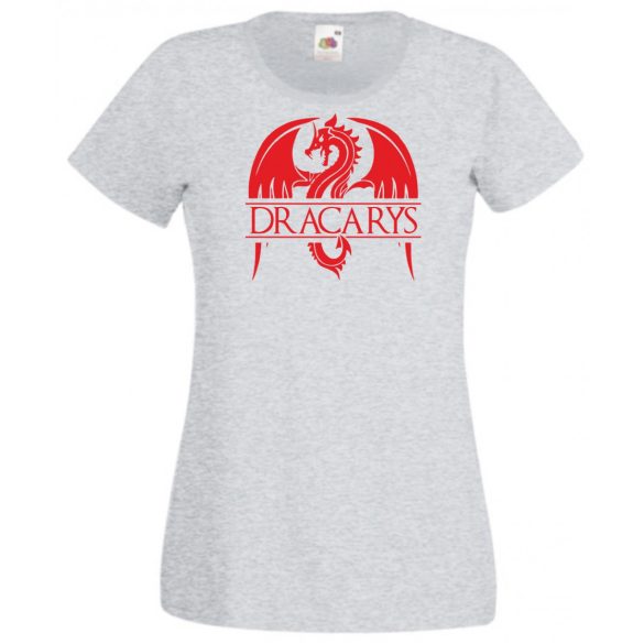 GOT - Trónok harca stílus - Dracarys III. női rövid ujjú póló