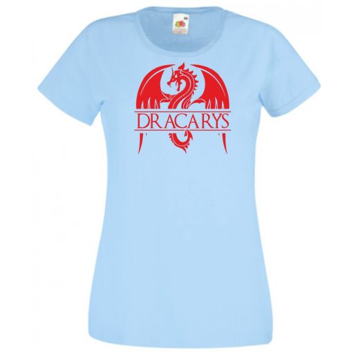 GOT - Trónok harca stílus - Dracarys III. női rövid ujjú póló