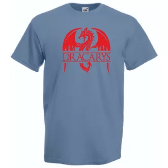   GOT - Trónok harca stílus - Dracarys III. férfi rövid ujjú póló