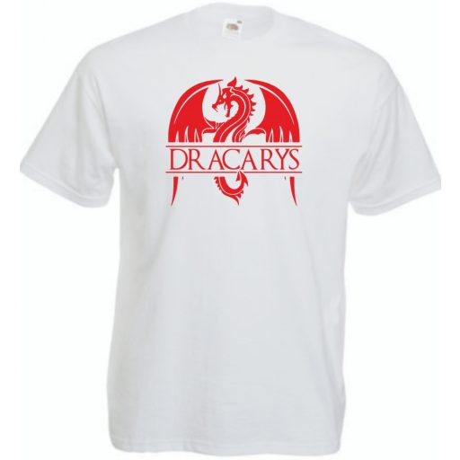 GOT - Trónok harca stílus - Dracarys III. férfi rövid ujjú póló