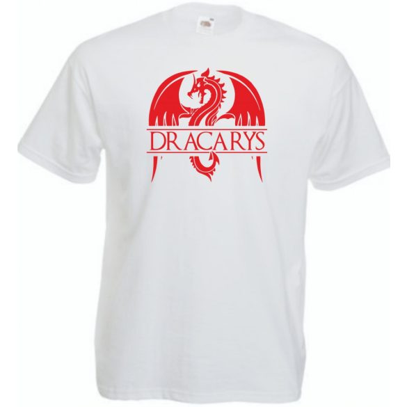 GOT - Trónok harca stílus - Dracarys III. férfi rövid ujjú póló