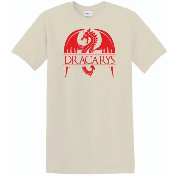 GOT - Trónok harca stílus - Dracarys III. férfi rövid ujjú póló