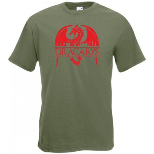 GOT - Trónok harca stílus - Dracarys III. férfi rövid ujjú póló