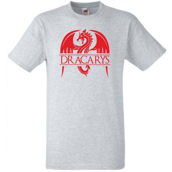 GOT - Trónok harca stílus - Dracarys III. férfi rövid ujjú póló