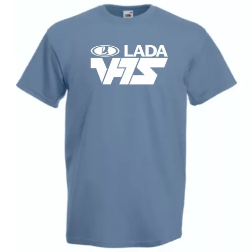 Retro Autó fan Lada VFTS férfi rövid ujjú póló