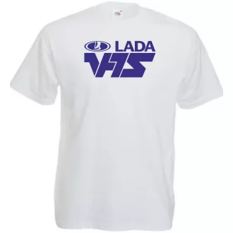 Retro Autó fan Lada VFTS férfi rövid ujjú póló