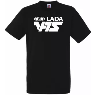 Retro Autó fan Lada VFTS férfi rövid ujjú póló