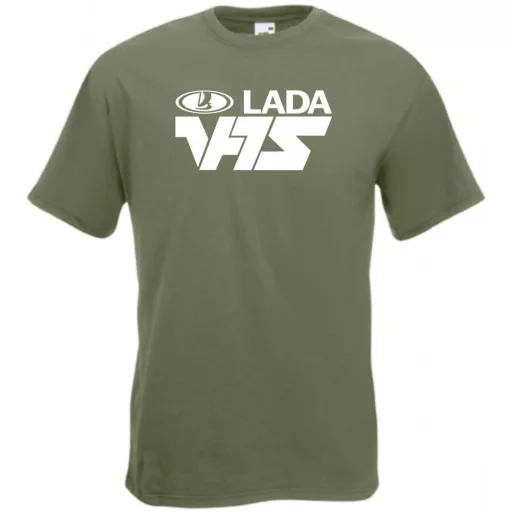 Retro Autó fan Lada VFTS férfi rövid ujjú póló