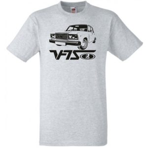 Retro Autó fan Lada VFTS férfi rövid ujjú póló