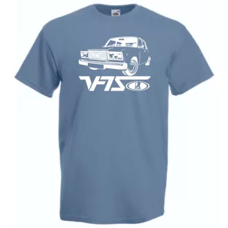 Retro Autó fan Lada VFTS férfi rövid ujjú póló