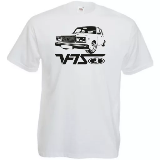 Retro Autó fan Lada VFTS férfi rövid ujjú póló