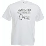 Hősök Asgard University - Thor stílus férfi rövid ujjú póló